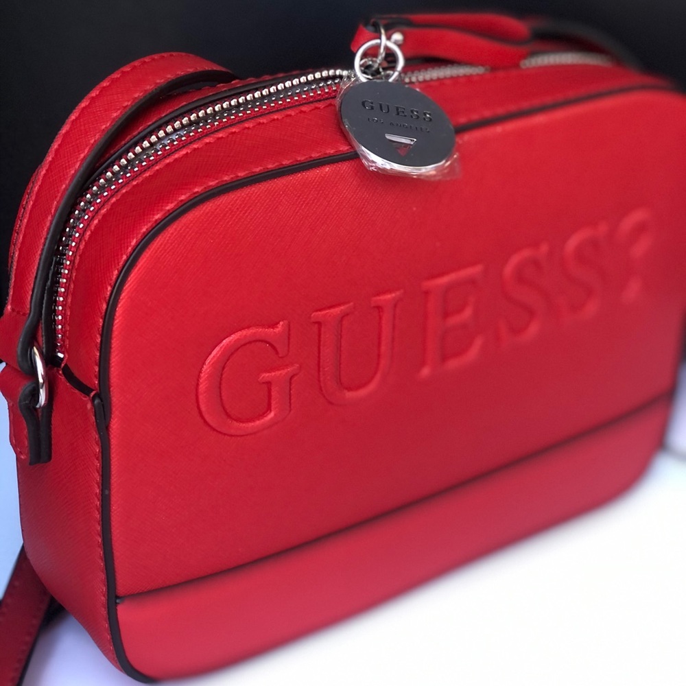 NEW🔥 GUESS RIDGEN RED CROSSBODY - Picture 3 of 12